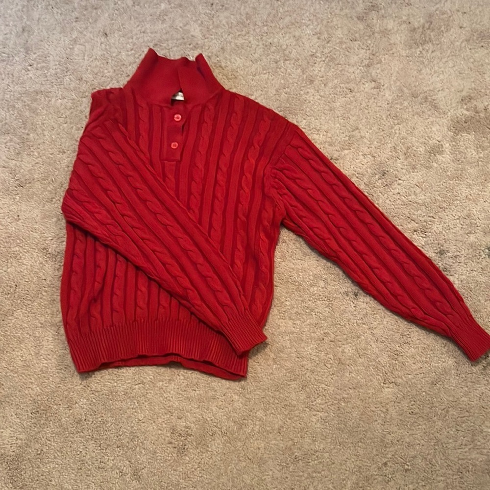 Carriage court red sweater size: medium